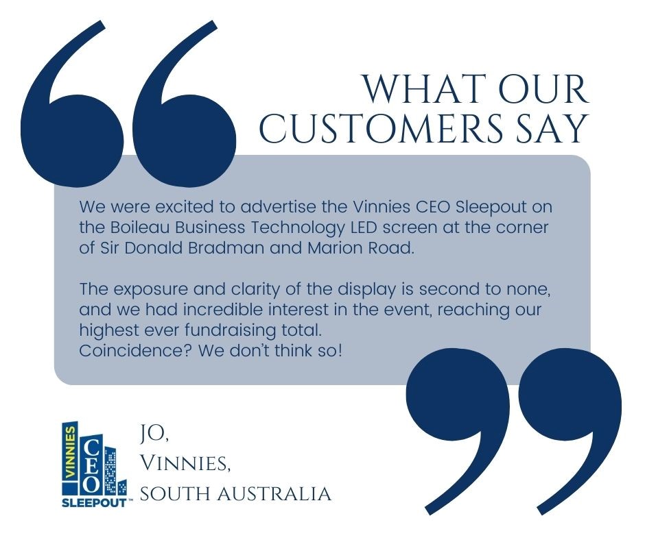 Boileau Customer Review from Vinnies South Australia